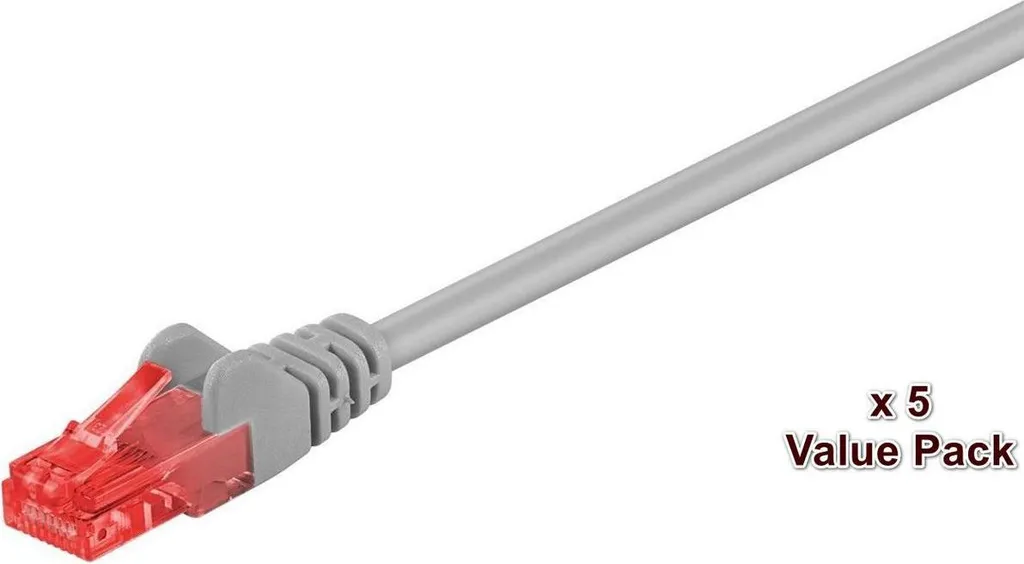 Cavo di Rete Microconnect Cat6 UTP 15m Grigio | Standard Gigabit