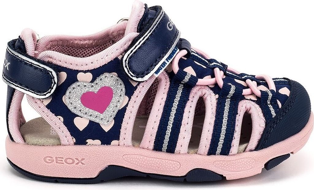 Geox B SAND.MULTY G. A - GBK Elasthan Sandalen in Blau, Größe 24