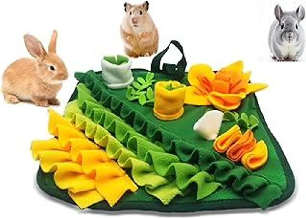 Tappeto Interattivo Piccoli Animali: Snuffle Mat Antistress Verde S