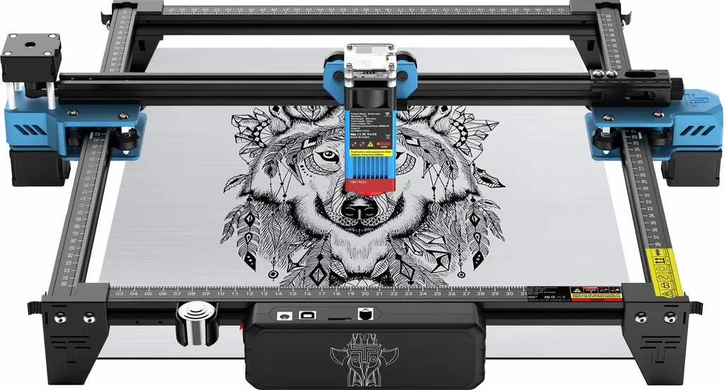 Graveur laser WiFi TTS-55 PRO 40W pour découpe et gravure de précision