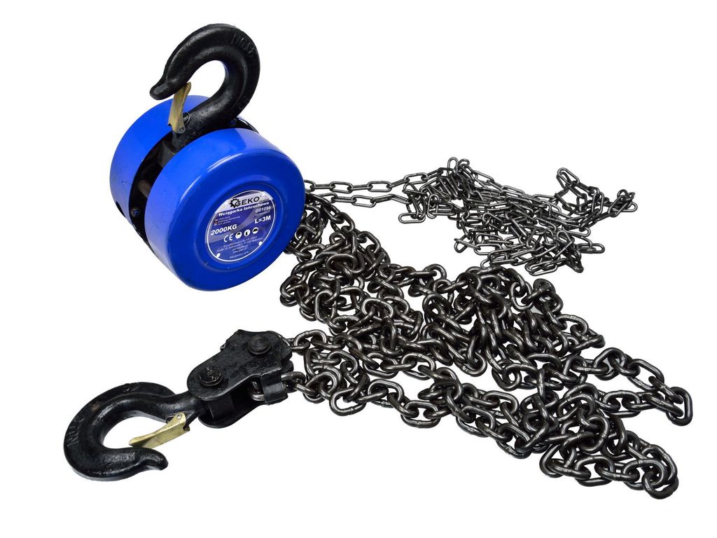 BSD Kettenzug Premium 2T x 3M / Stahl /