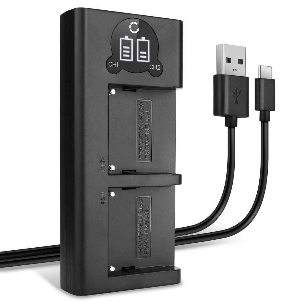 CELLONIC NP-FM500H Dual Schnellladegerät kompatibel mit Produktbild 