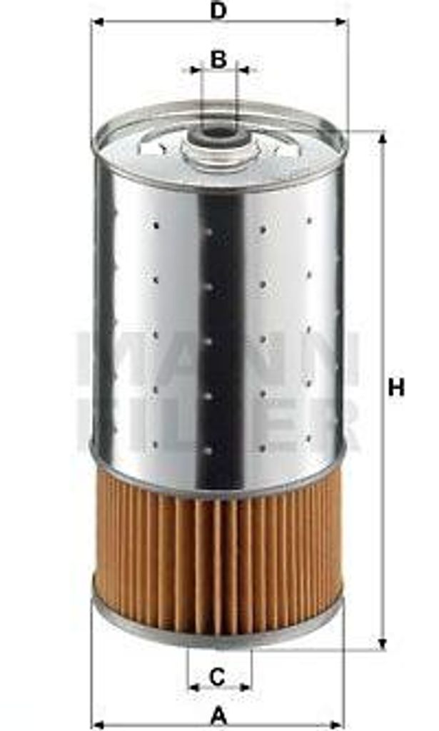 MANN-FILTER PF 1050/1 n Ölfilter OE 5016966 kompatibel mit T1, S-Klasse, G-Klasse, E-Klasse, C-Klasse, Rexton, Musso, Korando