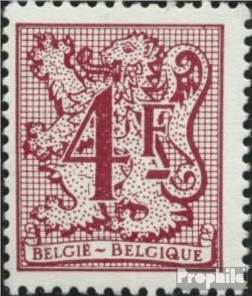 Briefmarken Belgien 1980 Mi 2035zx (kompl.Ausg.) postfrisch Neue Löwenzeichnung
