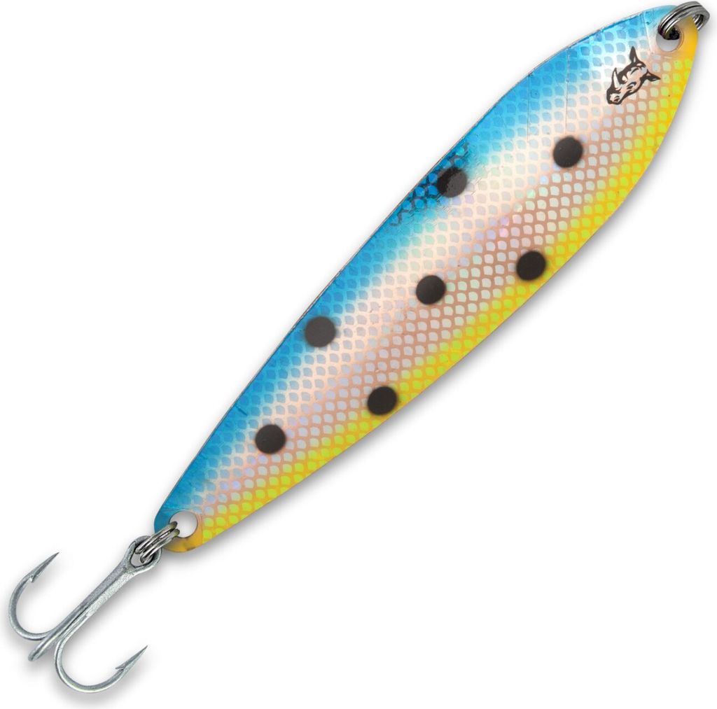 Rhino Salmon Doctor Schleppblinker - Farbe: natural copper blue dolphin, Gewicht / Länge / Hakengröße:41g - 15.6cm - Gr. 4/0