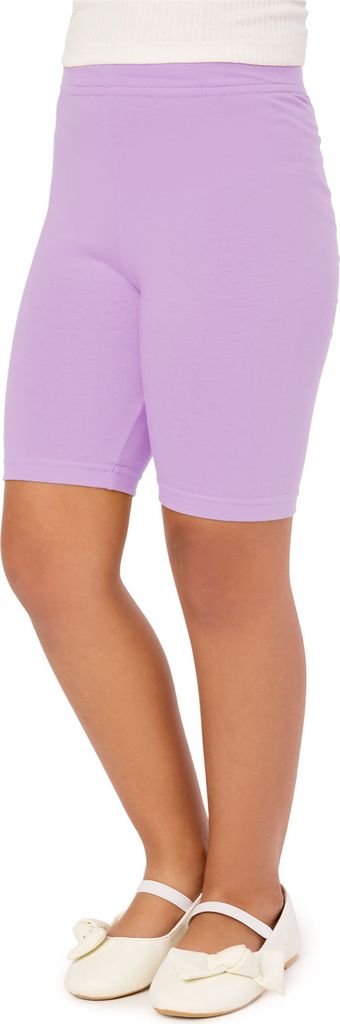 Merry Style Mädchen Kurze Leggings aus Viskose MS10-132 (Hellviolett, 134 cm)