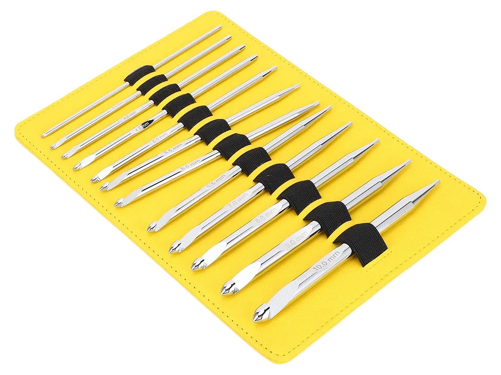Kit Aiguilles Circulaires Interchangeables - 12 Tailles de 3mm à 10mm - 6