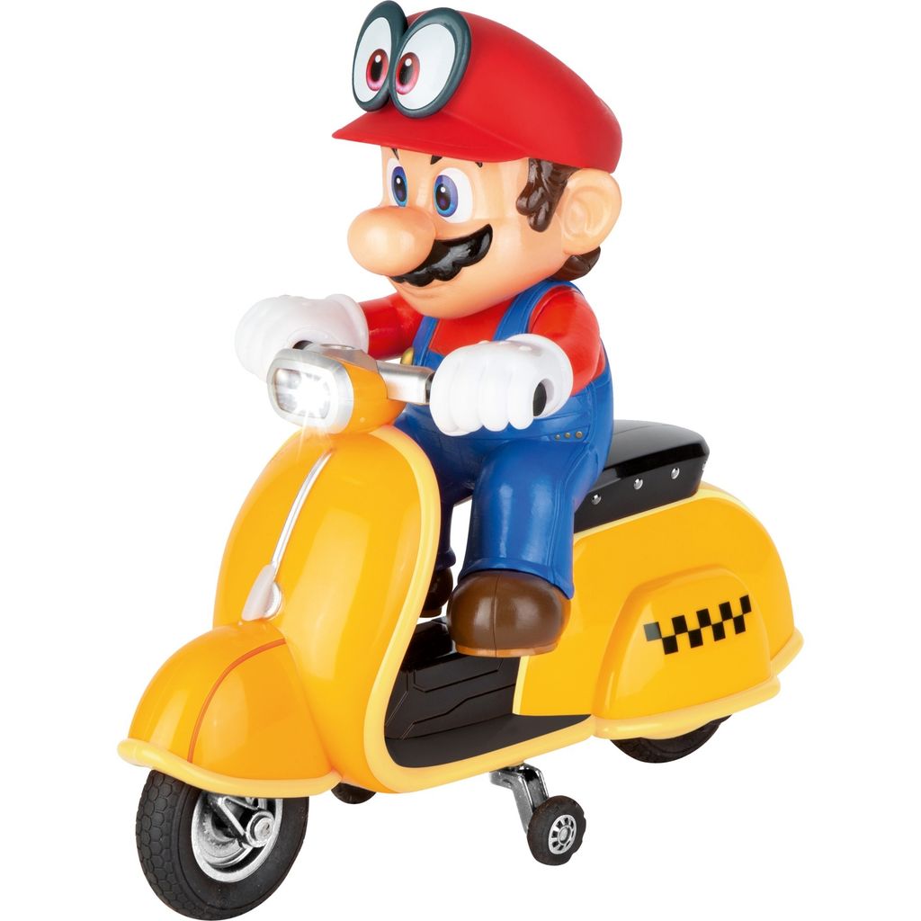 RC Super Mario Odyssey Scooter - Mario (bleu/jaune, 1:20) - Image du produit 