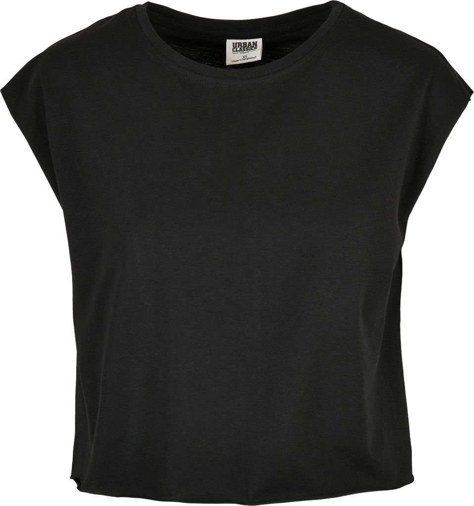 Urban Classics Ladies - Organic Short Top schwarz - 3XL