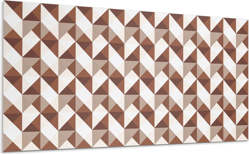 Geometrisches Muster Aus Dreiecken – Selbstklebende Fliesen – Wandverkleidung – Wandpaneel – PVC Fliesen – Vinylflisen – PCV Flisen –...