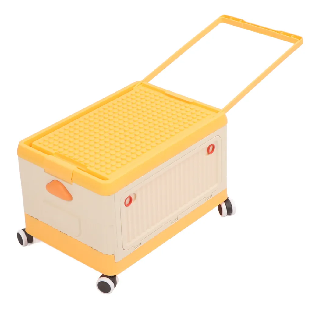 Bac de rangement pour jouets à roulettes idéal pour chambre et salon
