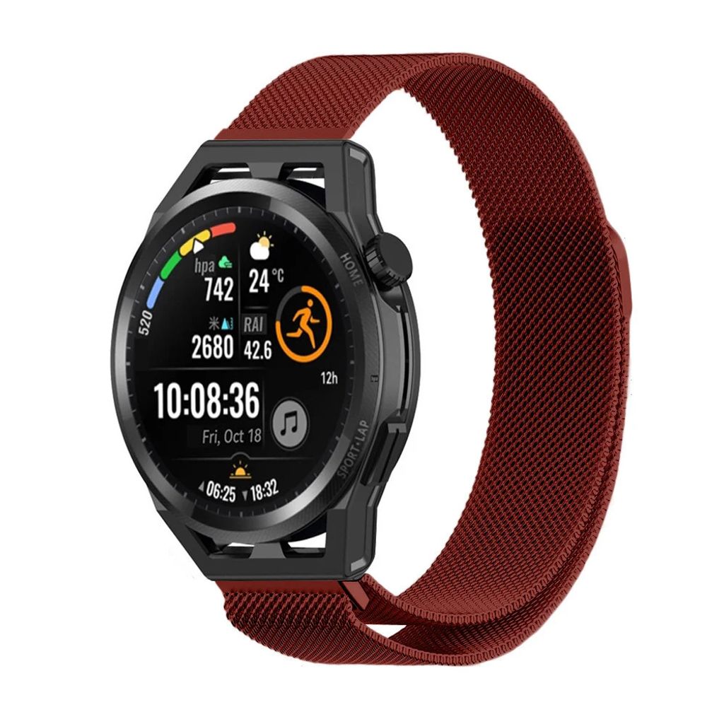 Strap-it Huawei Watch GT Milanese Armband (Rot)