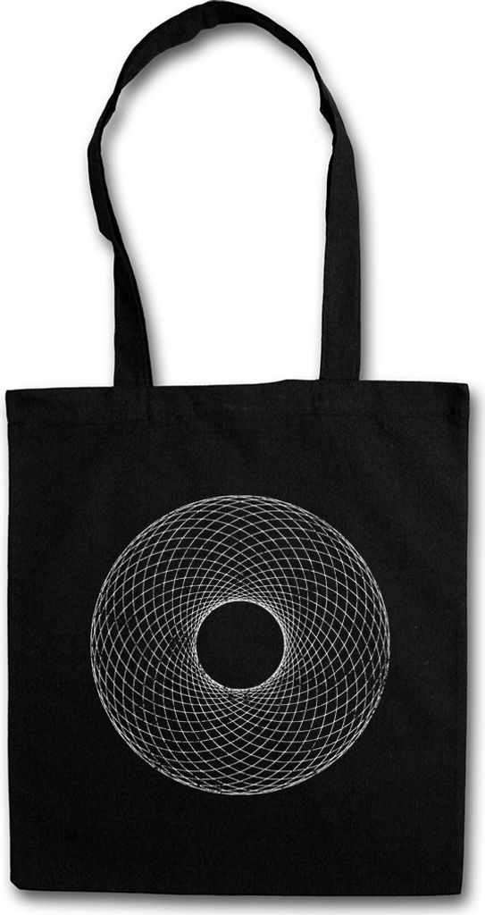 Urban Backwoods Donut Spiral, Stofftasche, Farbe: Schwarz