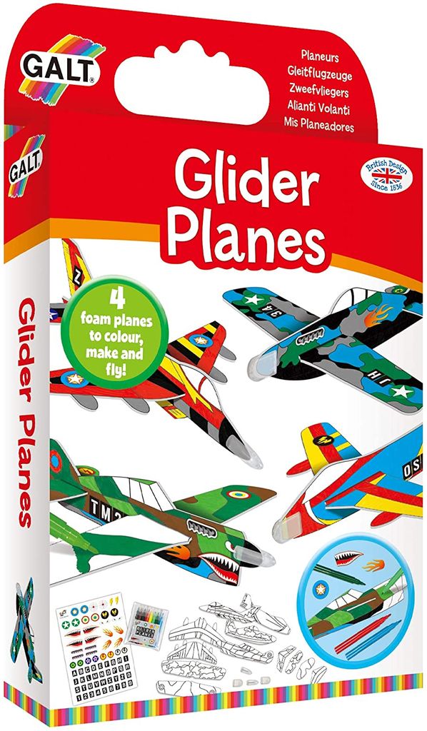 Galt Toys, Glider Planes, Craft Kit for Kids, Ages 5 Years Plus