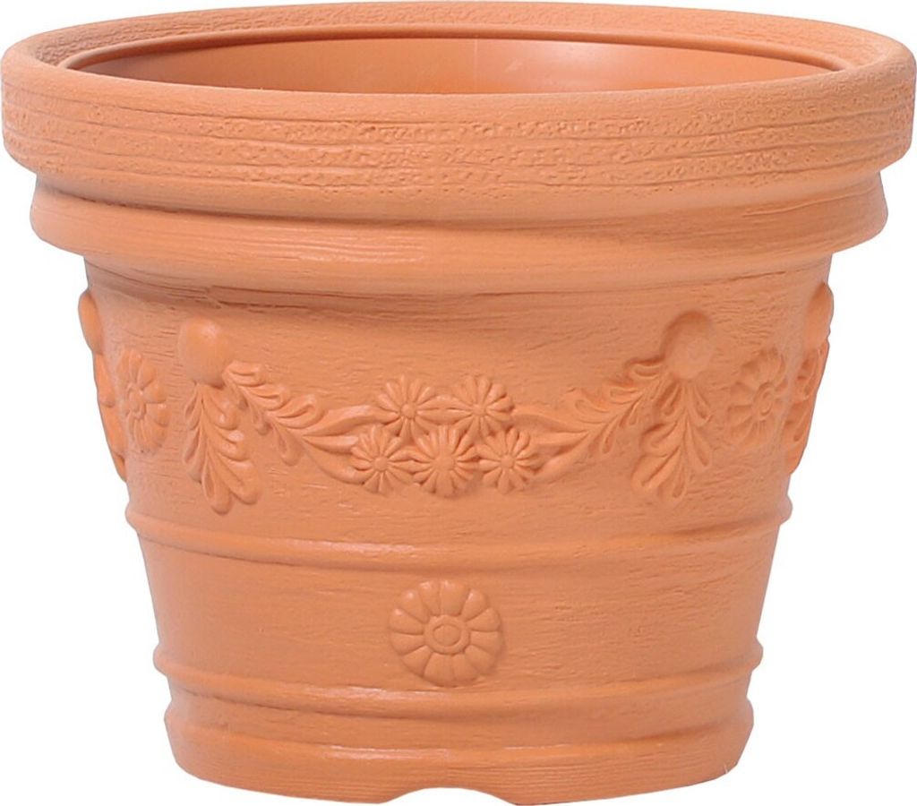 Doniczka Decora Ancient pomarańczowa 35 cm Zdjęcie produktu 