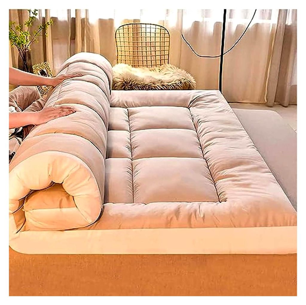 Futonmatratzen, Futon in voller Größe, feuchtigkeitsdurchlässig, formstabil, extra dicke Futonmatratze, faltbar und leicht zu reinigen, geeignet...