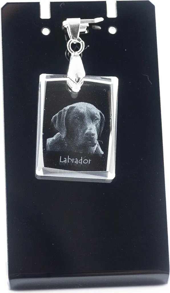 Gioiello Labrador Art-Dog | Ciondolo in Cristallo Commemorativo