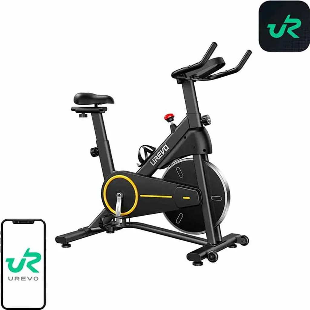 Vélo d'entraînement Urevo T1 pour Perte de Poids et Cardio à la Maison