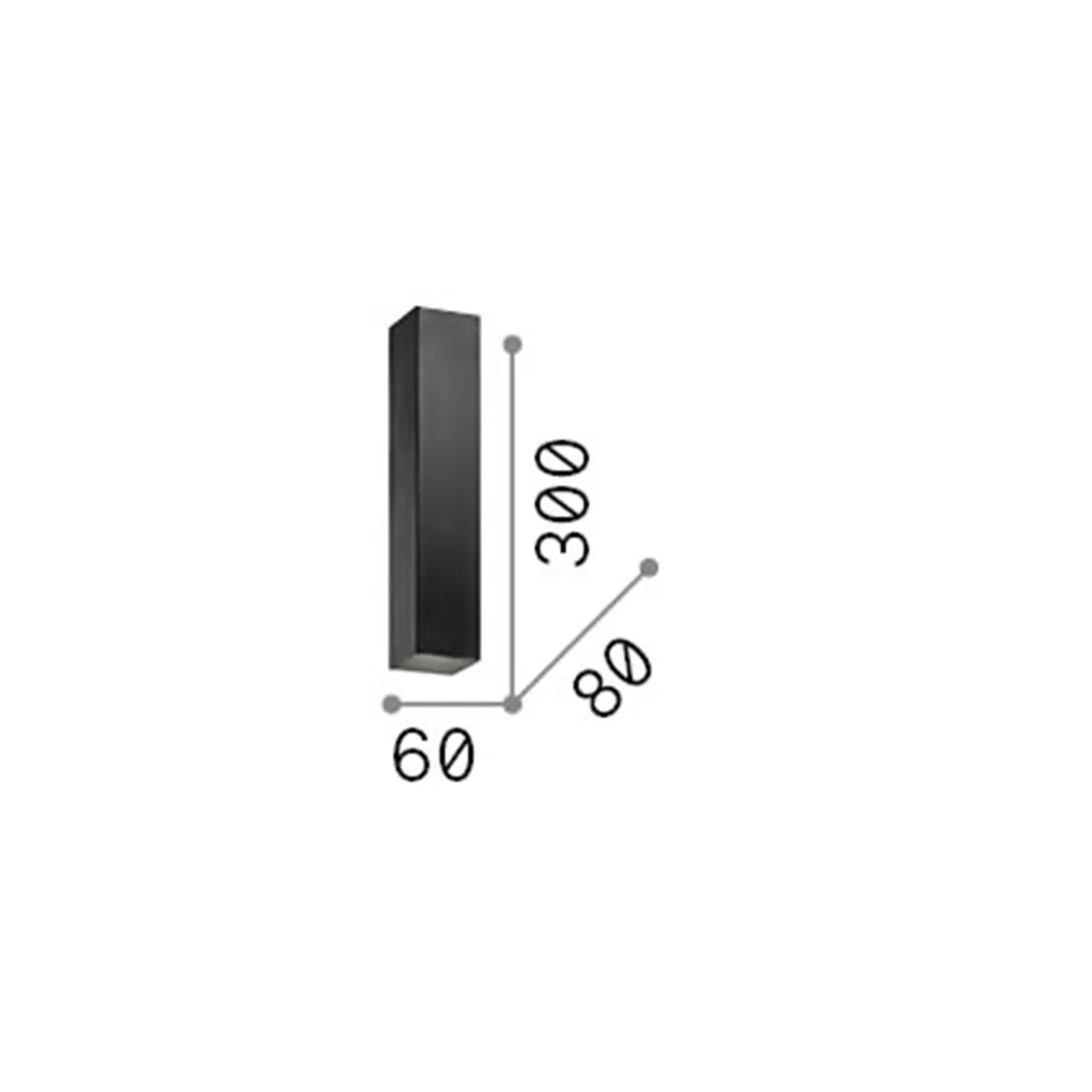 Ideal Lux applique Sky Ap2 colore argento - 2