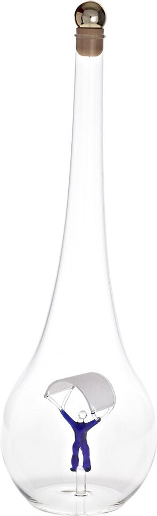 Geschenkflasche Fallschirmspringer Präsent 500ml leer