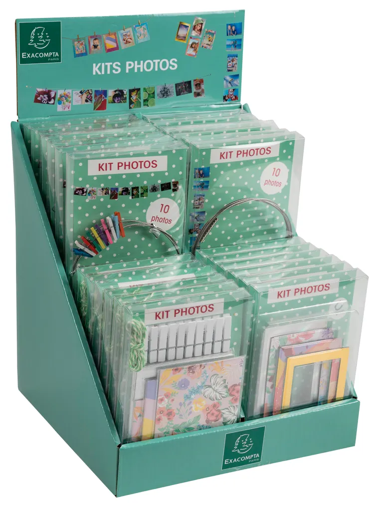 Présentoir de Comptoir pour Albums Photos 10x15 cm Exacompta 12350E