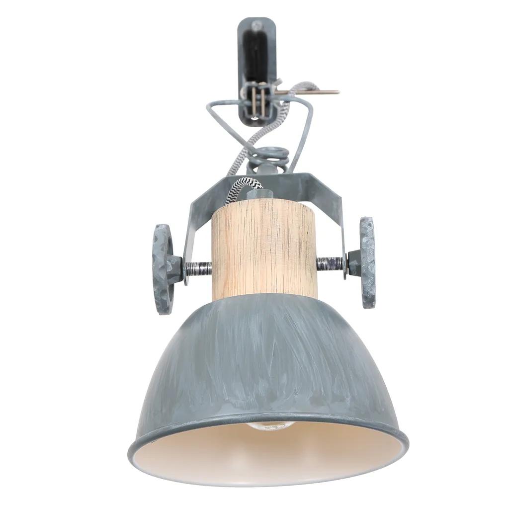 Spot Industriel Robuste Gearwood Gris : Solution Éclairage Durable - 14