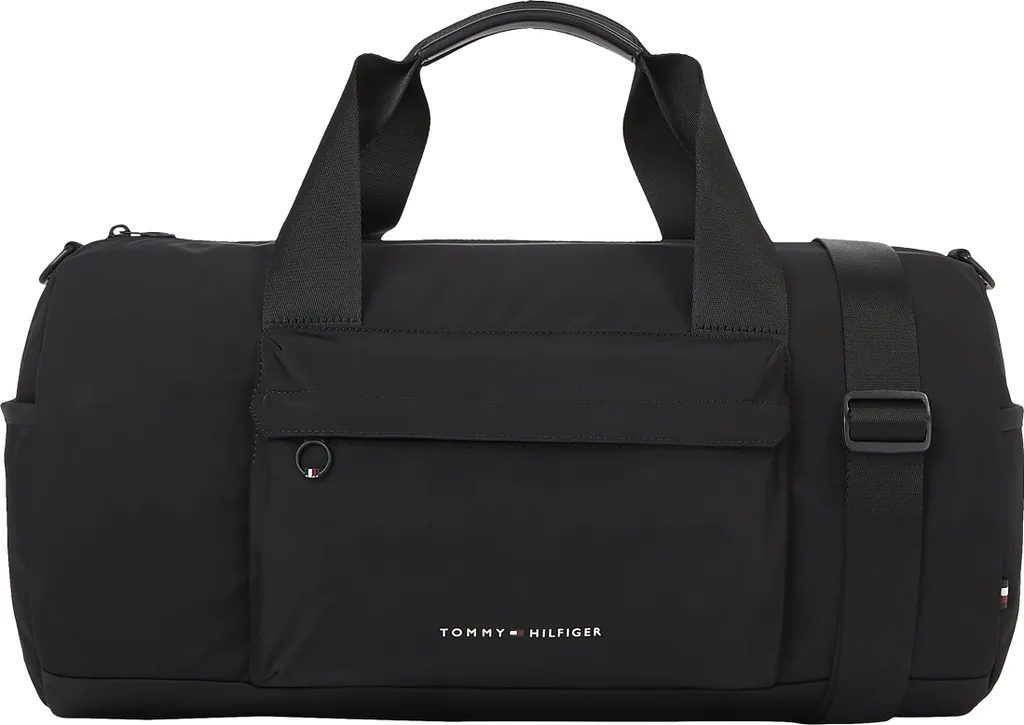 Petit sac Tommy Hilfiger noir ajustable en textile de haute qualité