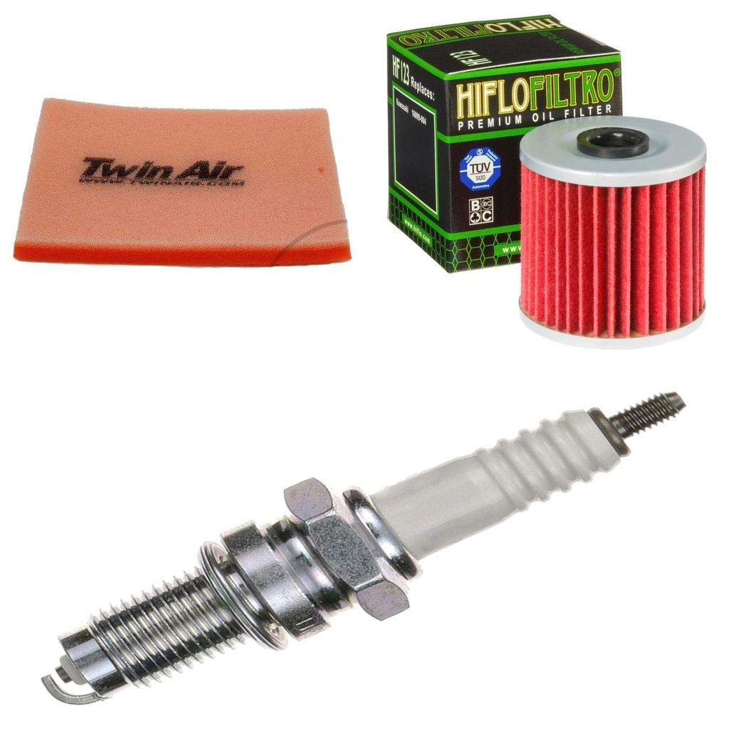 Service-Kit für Kawasaki KL 250 A 1980-1981 Luftfilter Ölfilter Zündkerze von pamoto - Neu