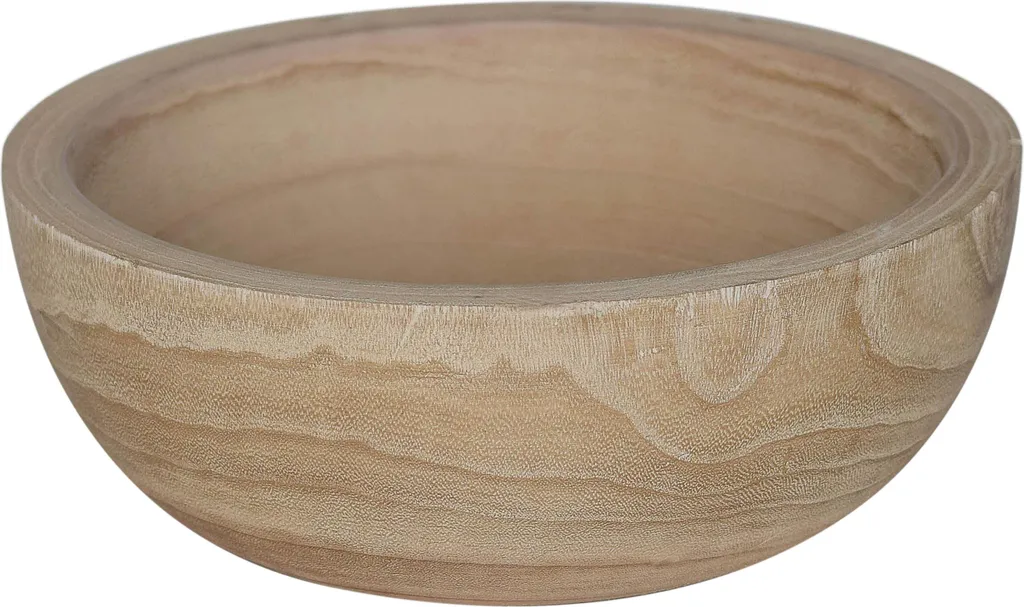 Bol Tall en bois massif ø 32 cm - Finition artisanale et design épuré
