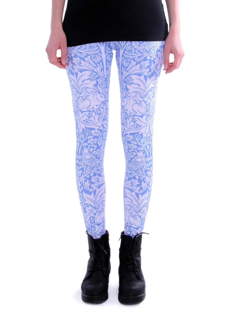 cosey - Bedruckte Tiermotiv-Leggins (Einheitsgröße) - Design Hase