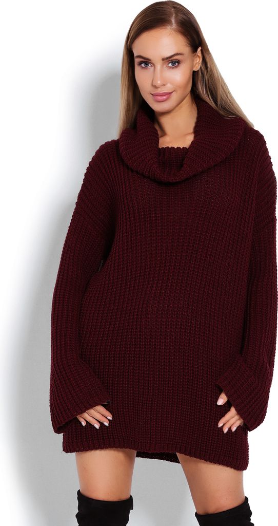 PeeKaBoo Damen Überprüfung Pulli mit verlängert Ärmel Produktbild 