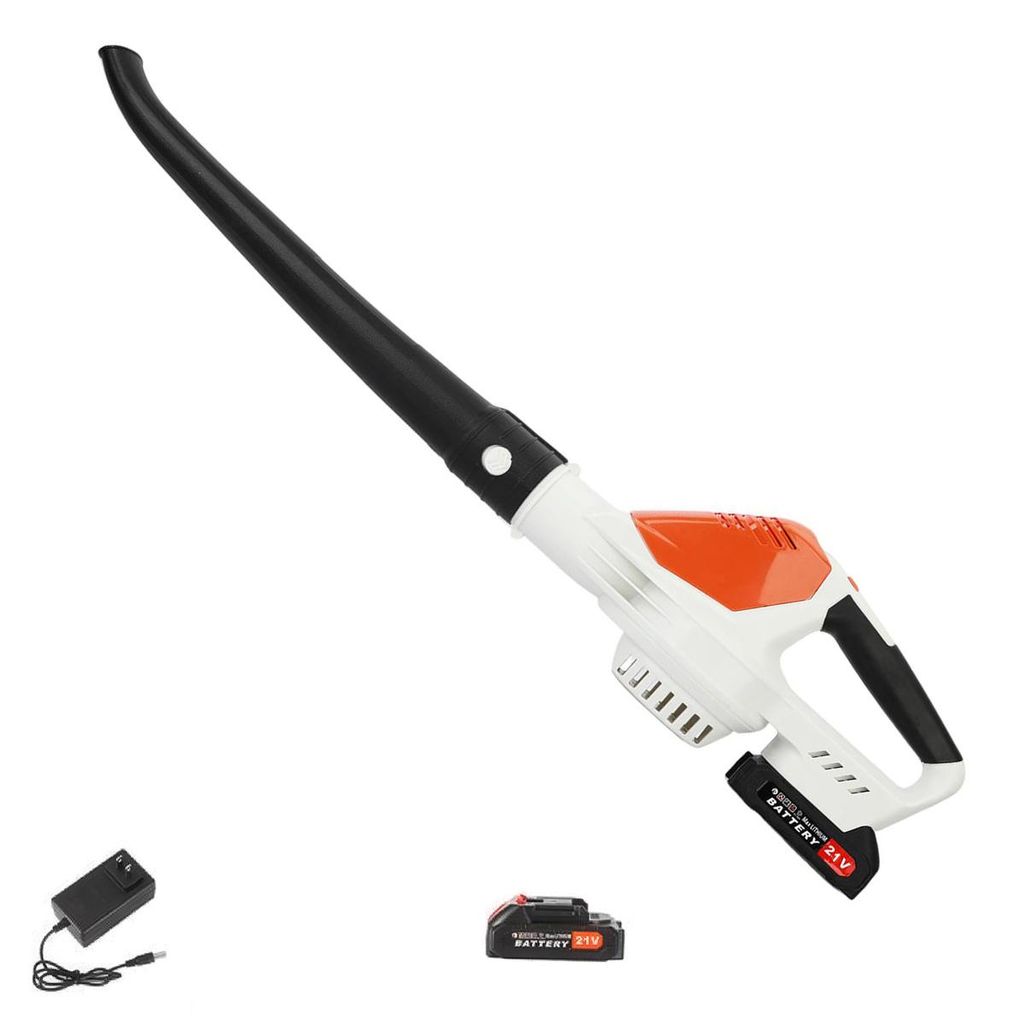 Leistungsstarker kabelloser Laubbläser 21V mit 5-Zellen-Akku, 480W für effizientes Reinigen von Garten, Terrasse und Wegen