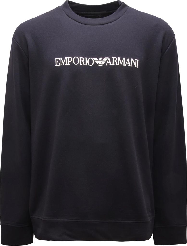 M8941 Felpa Uomo Emporio Armani Essential Man Sweatshirt Blue