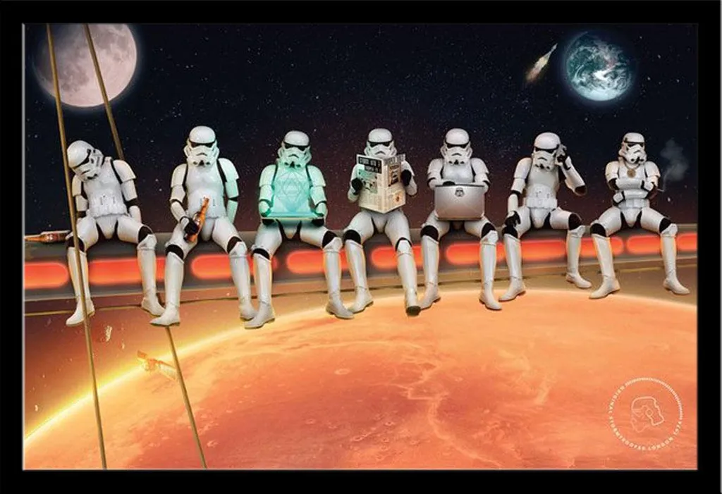 Regalo Star Wars: Poster Stormtrooper + Cornice Shinsuke Maxi Nero