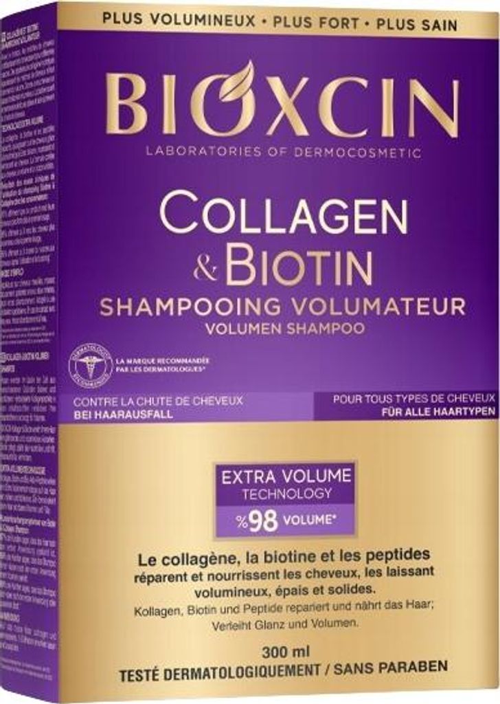 Bioxcin Collagène & Biotine Shampooing Volumateur 300 ml Image du produit 