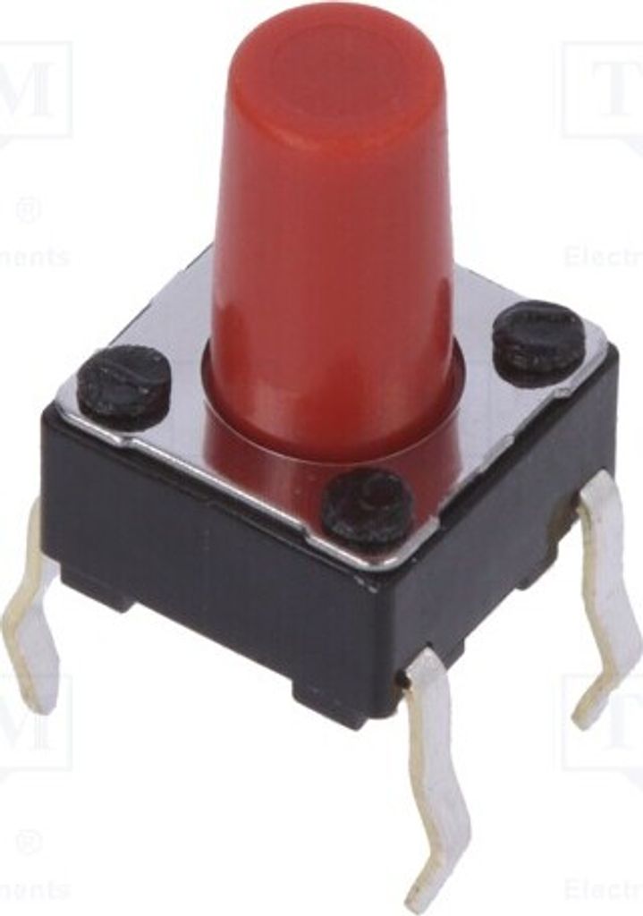 5x Mikrosc T 6x6x3,5mm SKHHBSA010 Mikrosc T 2,6N 0,05A/12VDC THT Pos: 2