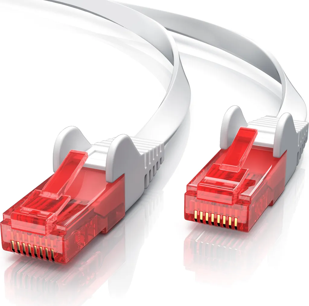 Cavo LAN Gamer CSL 15m Cat 6 Piatto - Lag Zero e Stream 4K