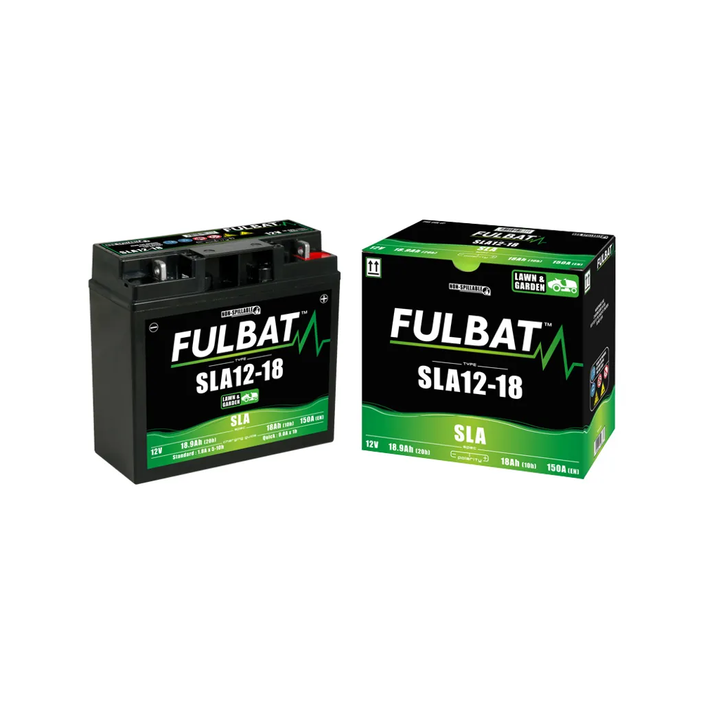 Batterie pour Tracteur de Pelouse FULBAT SLA12-18 - Prête à l'Emploi