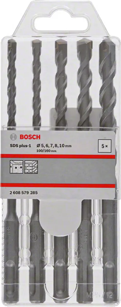 Bosch SDS Plus-1 Recensione Set 5 Punte Calcestruzzo 2608579121
