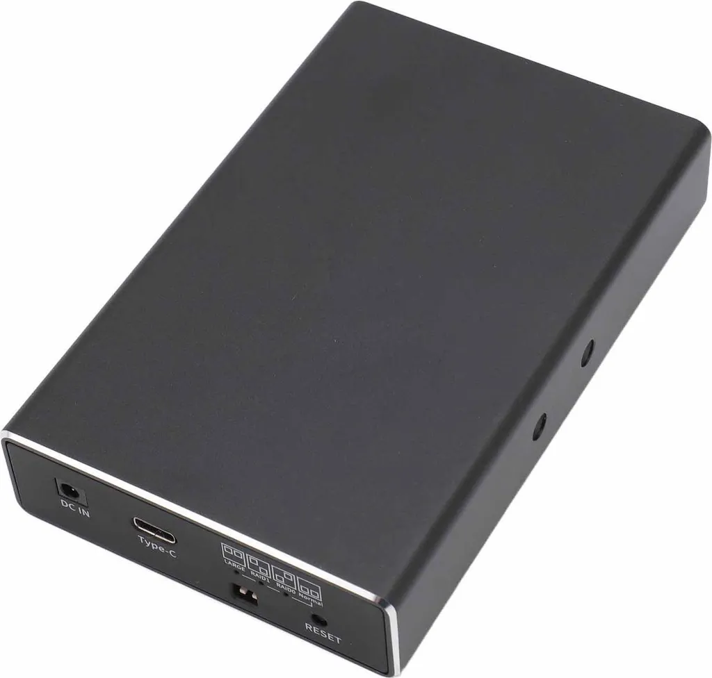 Boîtier RAID USB-C 10Gbps pour Double Disque Dur 2,5 Pouces SATA SSD - 6