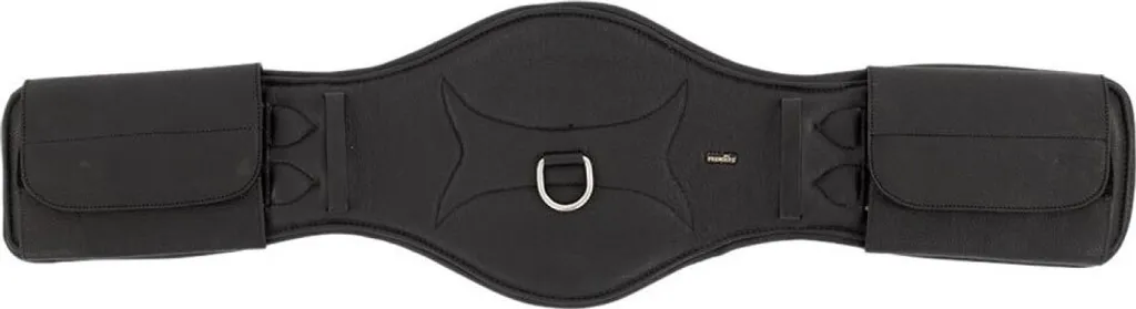 Sangle de dressage Premiere Calais avec bavette anti-crampons noire