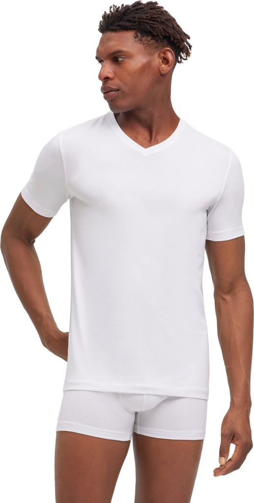 FALKE UW Regular V-Neck T- 2000 white S Produktbild 