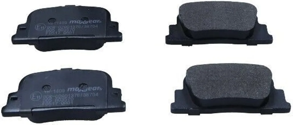 Plaquettes de frein arrière MAXGEAR 19-1409 pour Camry V2 OE 1037509400