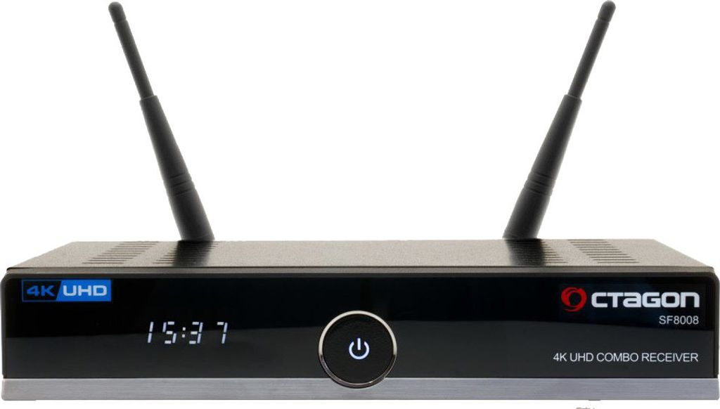 Octagon SF8008 4K UHD Combo Receiver DVB-S2X + DVB-C/T2 Tuner