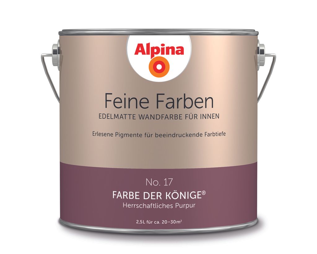 Alpina Feine Farben Wandfarbe No. 17 Farbe der Könige - Produktbild 