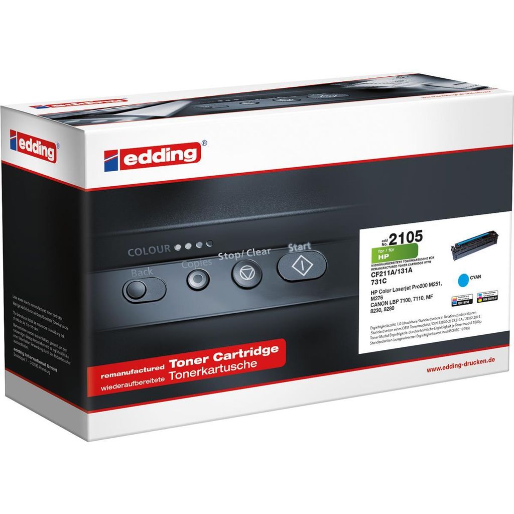 edding EDD-2105 cyan Toner kompatibel zu HP 131A (CF211A)