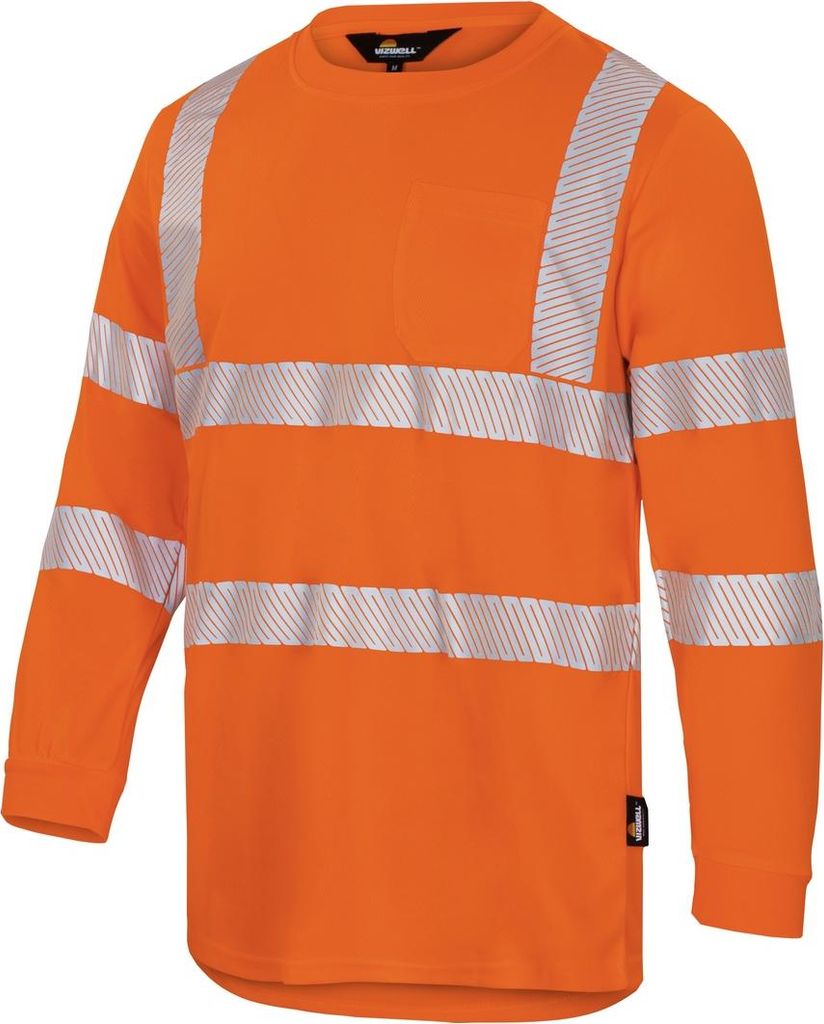 Triuso Vizwell Warnshirt langarm VWTS 21 UV50+ Gr. 4XL orange