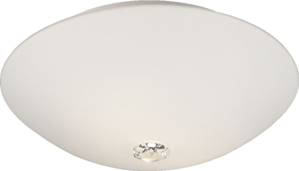 Deckenleuchte LOX 3xE27/40W, weiss/Opal/klar, IP44 L: 380, Produktbild 