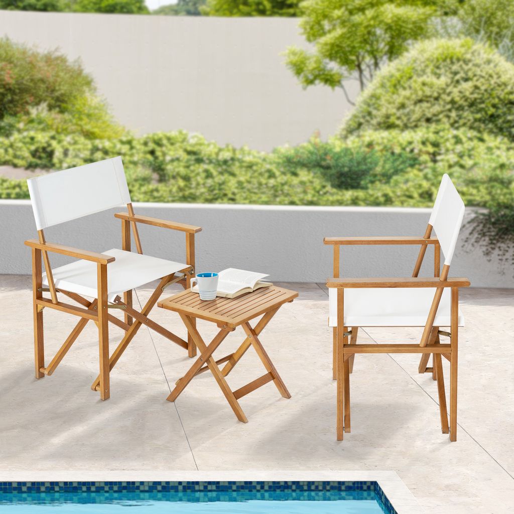 Bistroset ’Capistrello‘ 3-tlg. Set aus 1 Tisch und 2 Produktbild 