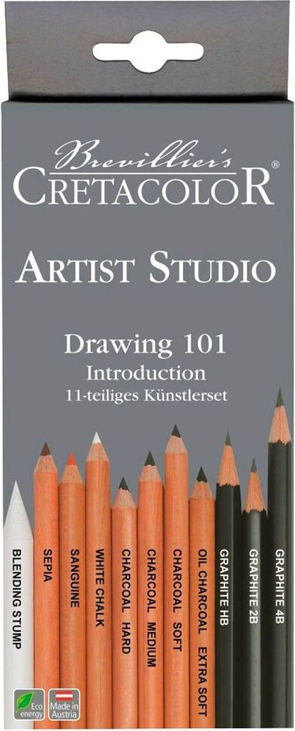 Sax Cretacolor STUDIO Drawing 101 Malset farbsortiert 1 Set